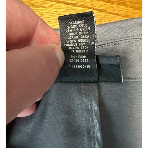 Lane Bryant Single-Button Striped Cuffs Gray Blazer Women's Size 22 - Picture 9 of 10